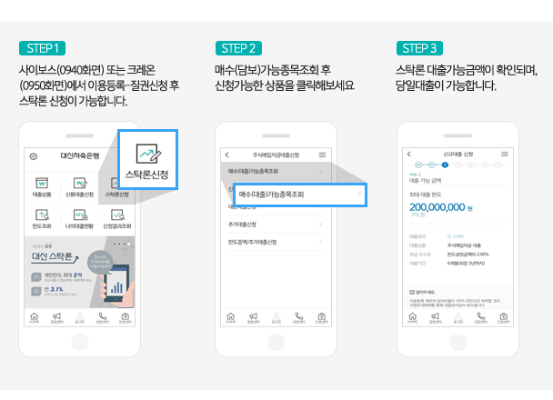 주식매입자금대출 스탁론 신청 자격 및 방법